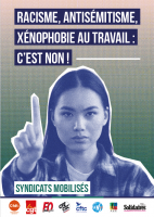 Racisme, antisémitisme, xénophobie au travail : c'est non ! 