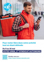 Du 9 au 16 mai : votez UNSA et faites voter UNSA !