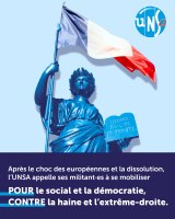 L'UNSA se mobilise contre la haine et l'extrême droite