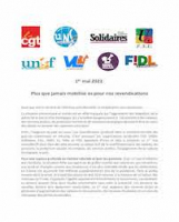 La République est préservée, le 1er mai on manifeste ! 