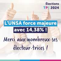L'UNSA, force majeure pour les salariés des TPE