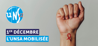 Journée mondiale de lutte contre le sida : l'UNSA mobilisée 