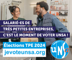 Élections TPE : votez UNSA, c'est maintenant !