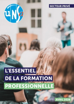 L'UNSA publie “ L'essentiel de la formation professionnelle” !