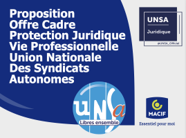 Protection Juridique Vie professionnelle UNSA : Mode d'emploi.