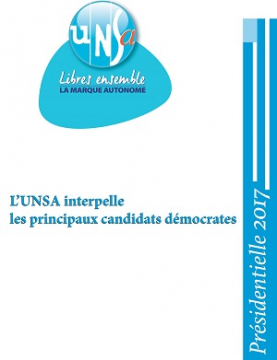 Election présidentielle : l'UNSA interpelle les principaux candidats démocrates Election présidentielle : l'UNSA interpelle les principaux candidats démocrates