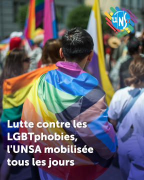17 mai : l'UNSA mobilisée contre les LGBTphobies et pour l'égalité des droits