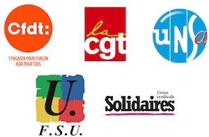 UNSA, CFDT, CGT, FSU, Solidaires : il faut un sursaut social et démocratique
