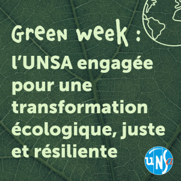 European Green Week – L'UNSA s'engage pour un avenir durable European Green Week – L'UNSA s'engage pour un avenir durable